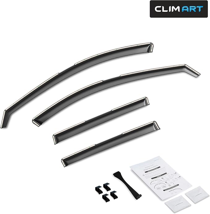 in-Channel Incredibly Durable Rain Guards for Mazda CX-50 2023-2026, Original Window Deflectors, Vent Window Visors, Vent Deflector, 4 pcs. - 623510