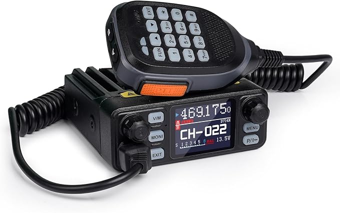 KSUN Mobile Transceiver Radio for Vehicle Truck with Cigarette Lighter Plug Dual Band VHF/UHF Mini Car Radio Long Range CB Two Way Radio for Driver Off Road,UV5200D