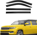 Extra Durable Window Deflectors Tape-On Window Visors Rain Guards Fit for Jeep Grand Wagoneer 2022-2026, Sun Visors, Wind Vent for Shades, Exterior Car Accessories - 4pcs. AG0638