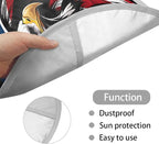 American Flag Eagle Steering Wheel Sun Shade Cover Anti-Heat Aluminum Foil Steering Wheel Cover Sun Shade, Auto Interior Protector Car Steering Wheel Cover for Women