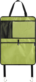 Avocado Green Seat Back Protector Car Seat Backrest Protector Anti-dirty Mats, Back of Seat Protector for Kids Feet Car Seat