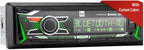 XRM69RGB Single DIN Car Stereo RGB Bluetooth & AM/FM | Customizable RGB colors, hands-free Bluetooth calling & streaming, push to talk voice assistant, USB playback