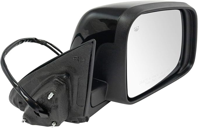 Passenger Side Mirror Assembly Power Heated Memory Turn Signal Paint to Match Black Foldaway Compatible with 2011-2018 Dodge Durango