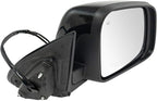 Passenger Side Mirror Assembly Power Heated Memory Turn Signal Paint to Match Black Foldaway Compatible with 2011-2018 Dodge Durango