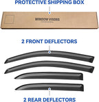 Window Visors Rain Guards for 2005 2006 2007 2008 2009 Chevy Equinox, Out-Channel Window Vent Wind Deflectors Visors Shades for 2006-2009 Pontiac Torrent