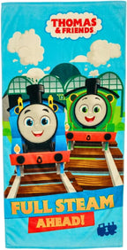 Thomas & Friends Kids Super Soft Cotton Bath/Pool/Beach Towel, 58 in x 28 in, By