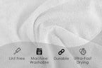Microfiber Cleaning Cloths (Value Pack of 48) - Size 16 x 16 Inches, Highly Absorbent Cleaning Rags, Lint Free, Reusable and Washable, Microfiber Towels for Cars