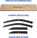 Window Visors Rain Guards Shield for 1997-2001 Toyota Camry, Out-Channel Window Vent Wind Deflectors Visors Shades for 97-01 Camry