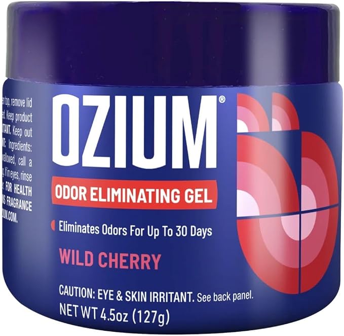 Odor Eliminating Gel Air Freshener 4.5 oz Wild Cherry 1-Pack | For Home Car Office
