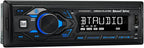 XRM69BT Single DIN Car Stereo Bluetooth & AM/FM Radio | Hands-free Bluetooth calling & music streaming, push to talk voice assistant, USB playback & charging