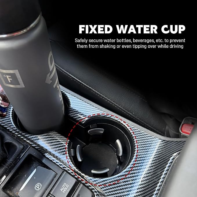 2PCS Car Cup Holder Insert, Cup Holder Expander, Multifunctional Auto Drink Rack with Adaptive Clamp Arm, Auto Accessories Car Beverage Insert Adhesive Storage Rack for SUV, Sedan, Truck