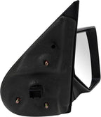 Passenger Side Power Mirror Chrome Cover Puddle Light Smooth Black Compatible with 2006-2010 Ford Explorer 2007-2010 Explorer Sport Trac FO1321417