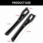 2PCS Car Seat Gap Filler Organizer,Multifunctional Car Gap Filler Organizer Storages Function,Universal Console Catcher Between Seats Cars Interior Accessories (Balck)