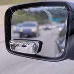 Rectangle Blind Spot Mirror, HD Glass ABS Housing Convex Wide Angle Rearview Blindspot Car Mirror for Car SUV and Truck (Framed, Pack of 2)