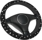 Steering Wheel Cover Moon and Star, 15 Inch Car Accessories for Women Girls Girly, Universal Anti Slip Neoprene Auto Interior Decor Anti Slip Car Protector