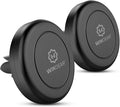 Magnetic Phone Holder for Car, [2 Pack] Universal Air Vent Magnetic Phone Mount for Car, Car Phone Holder Mount for Cell Phones and Mini Tablets with 4 Metal Plates