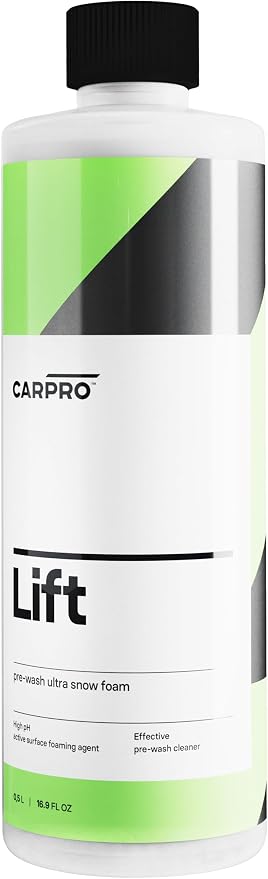 Lift - Pre-Wash Snow Foam Car Wash Soap, Dissolves and Lifts Away a Large Amount of Dirt & Grime, Completely Touchless - Use in Bucket or Foam Cannon, Concentrated - 500ml (17oz)