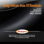Latest Nappa Leather car Steering Wheel Cover, Stylish Non-Slip Leather car Interior 15 inches Universal（Black）