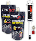 TireJect Full-Size Truck/SUV Instant Tire Repair Sealant Kit (2-Pack with Injector) - Seal Punctures & Bead Leaks