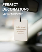 Jesus Air Freshener 4 Pcs, Neutral Christian Jesus Sheep Girl Bible Verse Hanging Air Freshener for Cars Closet Drawer Books, Scripture Religious Car Accessories Mirror Decor for Women