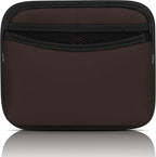 Universal Car Side Pocket Organizer, PU Leather Car Pocket Pouch for Car Seat, Door, Window, Console, Cards Trash Cell Phone Sunglasses Holder for Car, Brown