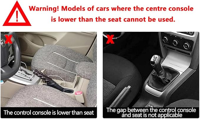 Car seat gap filler organizer,multifunctional car seat organizer,Adjustable Cup Holder car console side storage box Holders phone, sunglasses,car accessories (Black style 3)
