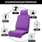 Premium Waterproof Seat Cover Towel Protector Neoprene Universal Fit, Upgraded 100% Washable & Removable Non-Slip Sweat Carseat Towel Covers, Perfect for Gym/Yoga/Workout（Purple,1PCS