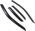 WD2-774 Dark Smoke 4 Pcs Set Window Visor (Outside Mount) Deflector Rain Guard Compatible with 1994-2002 Audi A8