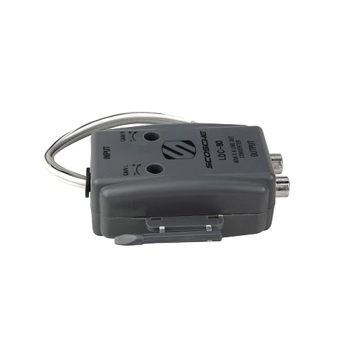 LOC80 Line Output Converter - 2 Channel High/Low RCA Converter Car Audio - Ideal for Subwoofer Amp - Line Level Converter for Car Stereo Amplifier - Easy Installation - Quality Sound