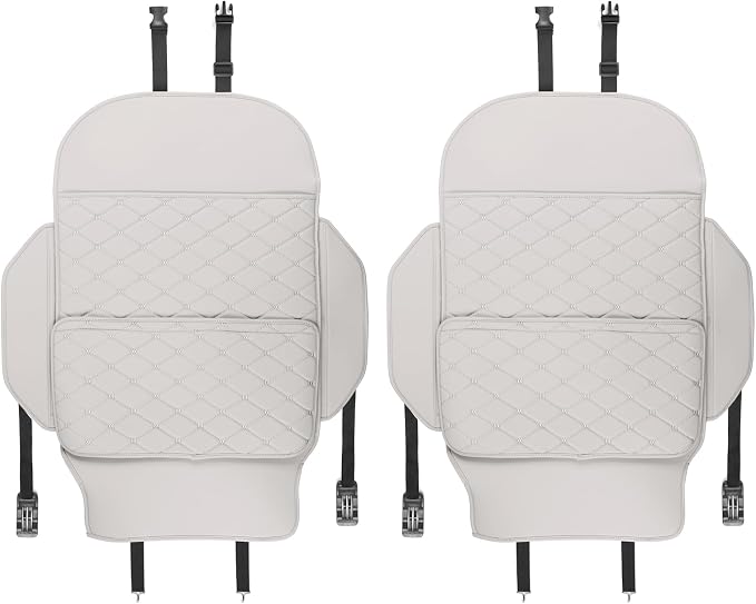 Seat Back Protector,Shields Seat Backs From Kicks and Adds Storage | kick mats back seat protector easy to install and clean, well-crafted, sturdy, durable and stylish.2 Pack