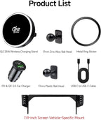Qi2.2 Max 25W Fast Wireless Car Charger Phone Holder for 2023-2026 Honda Accord 7/9-Inch Screen, Magnetic Phone Mount Compatible with MagSafe