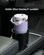 Upgraded Car Cup Holder Expander Adapter with Offset Adjustable Base, Compatible with Yeti 14/24/36/46oz Ramblers, Hydro Flasks 32/40oz, Other Large Bottles Mugs in 3.5"-4.0", 1 Pack