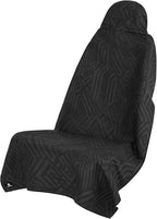 Car Seat Towel Cover - Sweat Absorbing Microfiber Towel for Car Seat After Gym, Workout & Beach - Washable Seat Protector, Universal Fit for Cars, Trucks, SUVs - Geometric