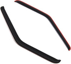 in-Channel Window Vent Visors Rain Guards Compatible with Ford F-350 1980-1996 | Side Window Wind Deflectors Rain Shields | Smoke Tinted, 2 Pcs Set, DGWV-139i-5