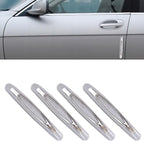 4PCS Car Door Edge Guards, Anti-Scratch Car Door Protector Trim Strip with Self Adhesive, Universal Door Guards for Cars Trucks SUVs, Exterior Car Accessories (Gray)