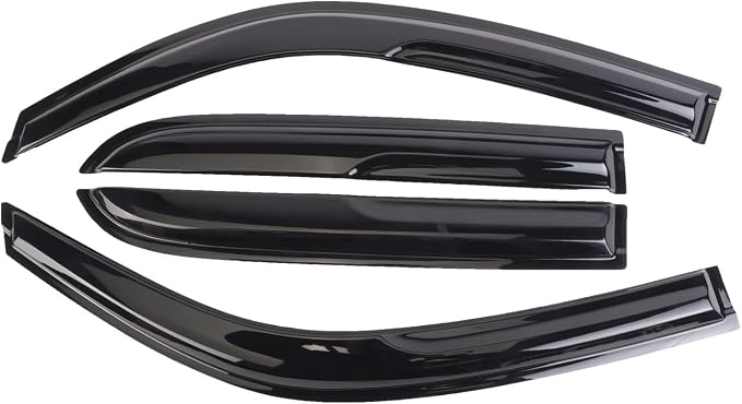 Durable Window Deflector for 1996-2002 Toyota 4 Runner, Original Tape-on Window Visors,rain Guards for Cars, 4 PCS WV94751