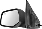 2 Piece Driver and Passenger Side Mirror Assembly Set Electric Adjustment Heated No Memory Black Compatible with 2008-2011 Mazda Tribute MA1320164 MA1321164