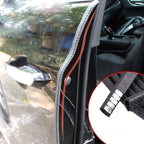16.4 Ft(5M) Car Door Edge Guards U Shape Edge Trim Rubber Seal Protector Car Door Protector Car Protection Door Edge Anti-Collision Rubber Clips Fit for Most Car