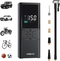 T40 Tire Inflator Portable Air Compressor, 150PSI Cordless Air Pump for Car Tires with Floating Digital Display, Smart Auto Shut-Off, Fast Inflation for Motorcycles, Bicycles, Sports Balls