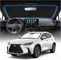 for Lexus NX NX250 NX350 NX350h NX450h+ Sun Shade Windshield Cover - Custom Fit NX Accessories 2015-2021 Sunshade Foldable UV Protection & Heat Shield Sun Visor Accessories