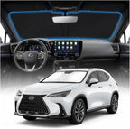 for Lexus NX NX250 NX350 NX350h NX450h+ Sun Shade Windshield Cover - Custom Fit NX Accessories 2015-2021 Sunshade Foldable UV Protection & Heat Shield Sun Visor Accessories