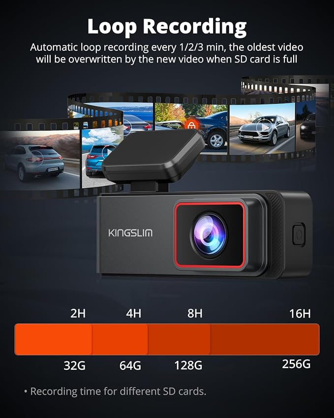 E4 4K Dash Cam Front and Rear, WiFi Front 4K Rear 1080P Dual Dash Camera for Cars, Mini Dashcam with APP Control, Night Vision, Parking Mode