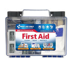 91248 OSHA-Compliant First Aid Kit, All-Purpose 50-Person Emergency First Aid Kit for Business, Worksite, Home, and Car, 260 Pieces