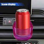 YoRise Air Vent Cup Holder for Car, Multifunctional Water Bottle Bracket with Mounting Clips, Car Air Conditioner Vent Drink Cup Holder Expander, Fit for Most Cars with Horizontal Blade Vents (Pink)