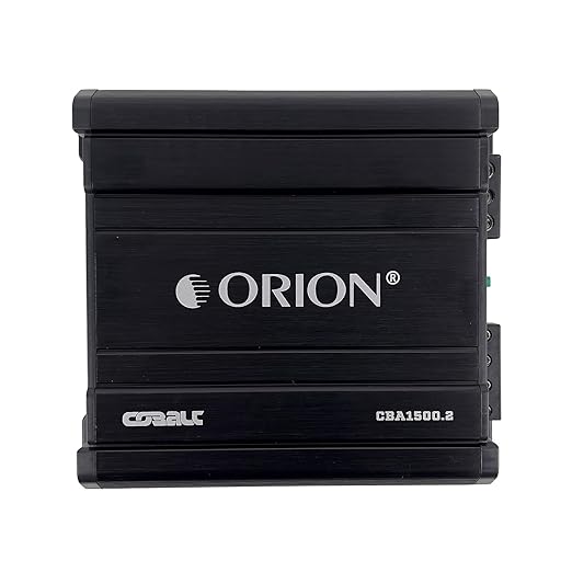 Orion Cobalt CBA1500.2 1500W Max 2-Channel Class A/B Car Audio Amplifier | High Efficiency, 250W RMS, 2/4 Ohm Stable, Adjustable Low/High Pass, Bass Boost, MOSFET Power Supply