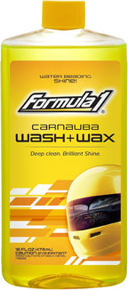 Car Wash and Carnauba Wax, 2-in-1 Car Cleaning Soap for Auto Detailing, Removes Tough Dirt and Leaves a Brilliant Shine (16 ounces)