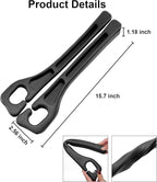Car Seat Gap Filler, 2 PCS No Drop Seat Guard Drop Seat Gap Fillers Between Seat and Console Stop Things from Dropping Phone and Key Storage (Black)
