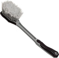 VIKING Car Wash Brush, Wheel and Fender Brush, Long Handle Tire Cleaner for Car Detailing, 16.5 Inch, Grey/Black (Pack of 6)