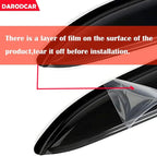 Side Window Visors Window Shade Rain Guards Vent Deflectors Fit Ford F-150 SuperCrew/Crew Cab 2015-2026 Dark Smoke