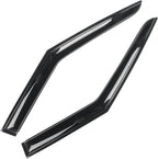 Tape-On Window Visors 4-Piece Compatible with 2024 2025 2026 Hyundai Santa Fe Sun Rain Guards Shield Shade Smoke